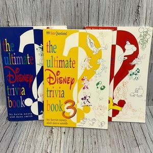 Ultimate Disney Trivia Books Set – Volumes 1, 2 & 3